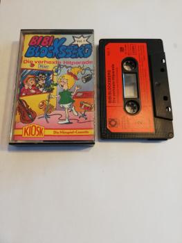 Bibi Blocksberg Vol.1 Die verhexte Hitparade 4-fach Schwarz geschraubt Schwarz mit Roten Aufkleber 31 792-5 Sonderauflage Sonocord Kiosk